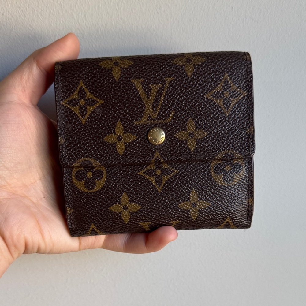 Louis Vuitton Brown Monogram Compact Wallet
